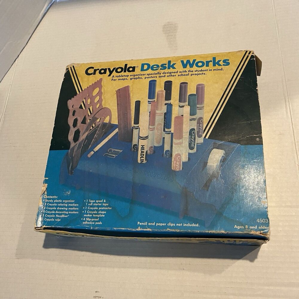 Vintage Crayola Desk Works
